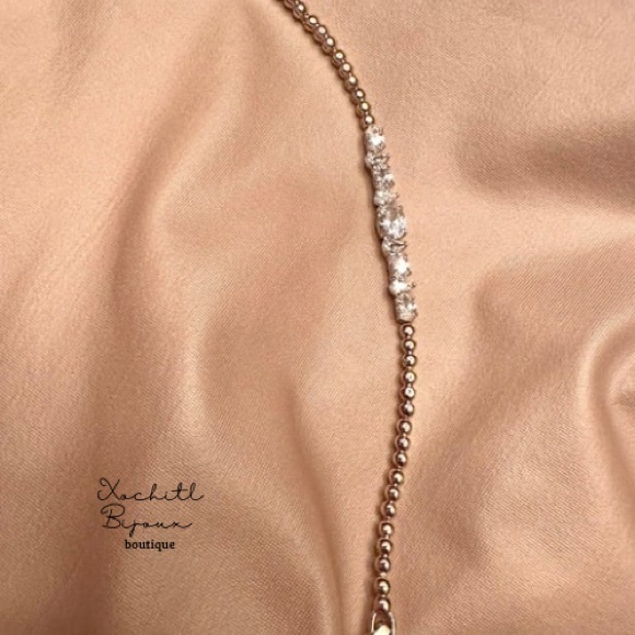 AAA Cz 18k Gold bracelet - Picture 5 of 7